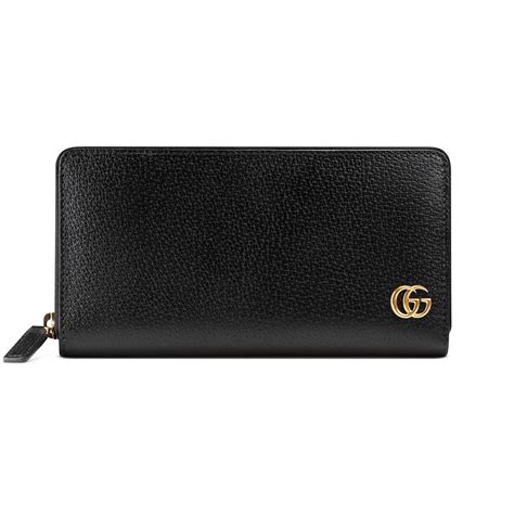 gucci petite marmont leather french wallet|Gucci Marmont zip around wallet.